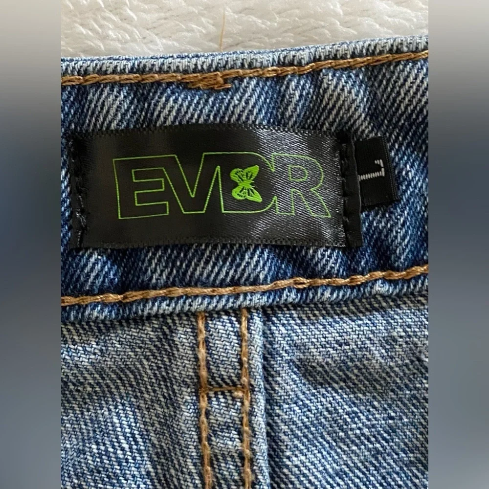 EVDR Straight  Patchwork Men Jeans
